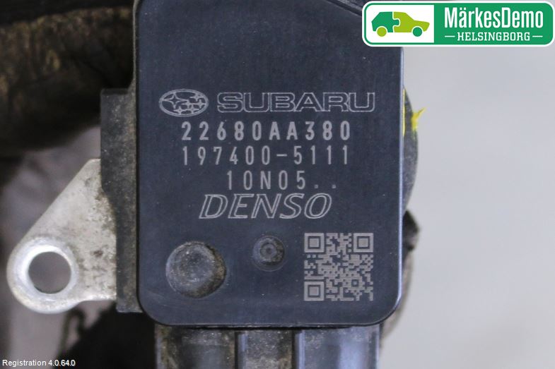 Subaru LEGACY 10-14 Injluftmassamätare