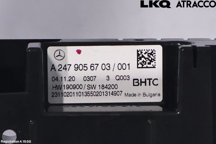 Mercedes-Benz MB B-KLASS (W247) 19- Ac Styrenhet Ac Manöveren