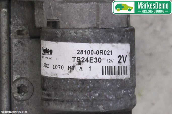 Toyota AVENSIS 09-15 Startmotor Diesel