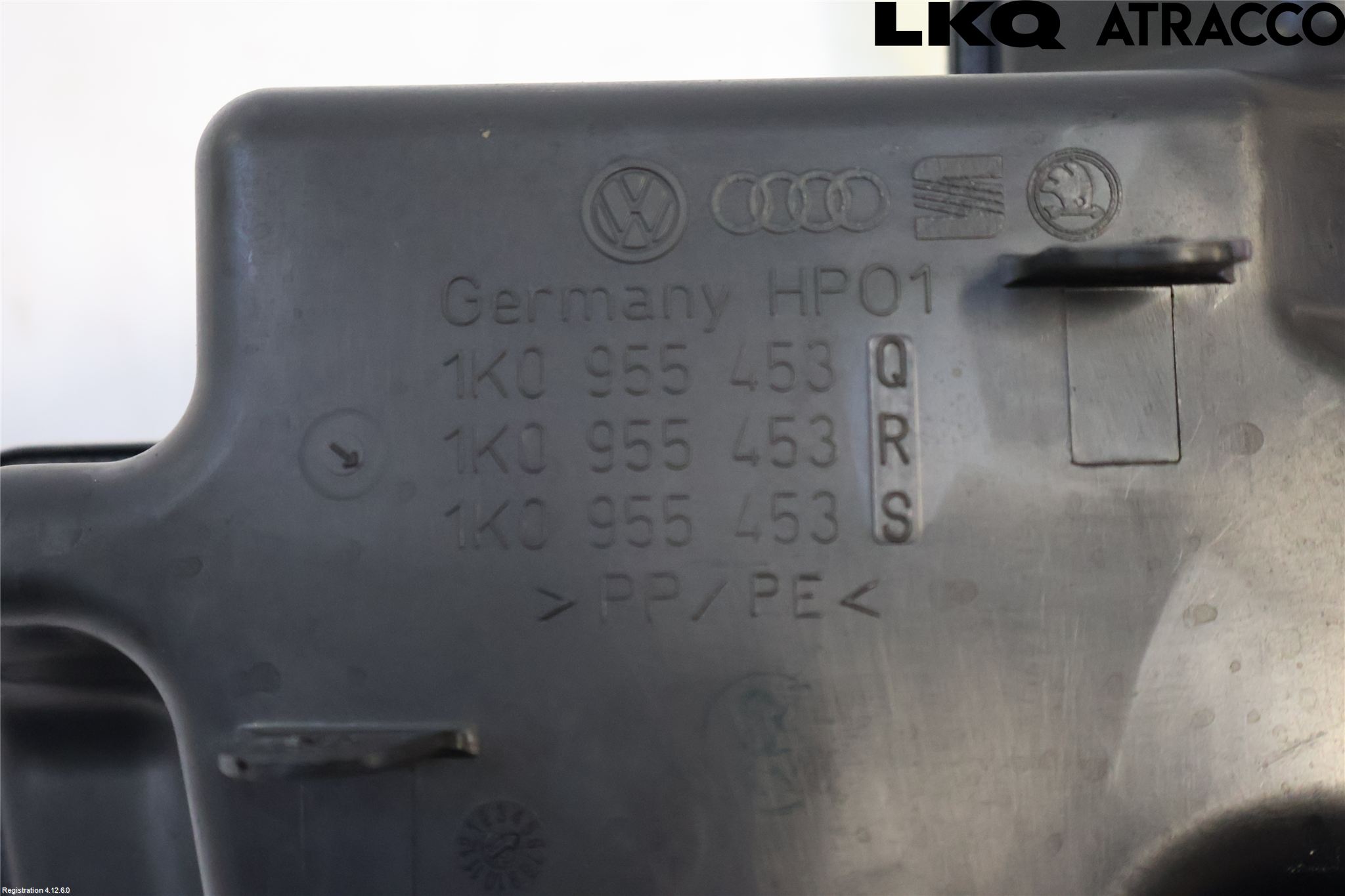 Volkswagen VW GOLF VI 09-13 Spolartank Vindruta-Strål