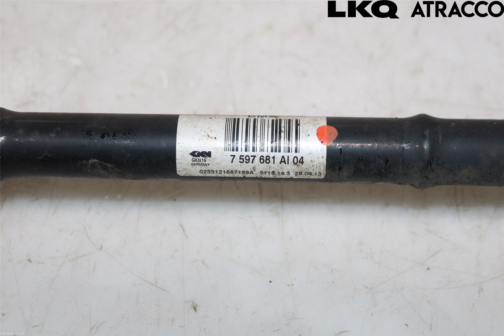 BMW 3 F30/F31/F80 12-19 Drivaxel Bak Vänster