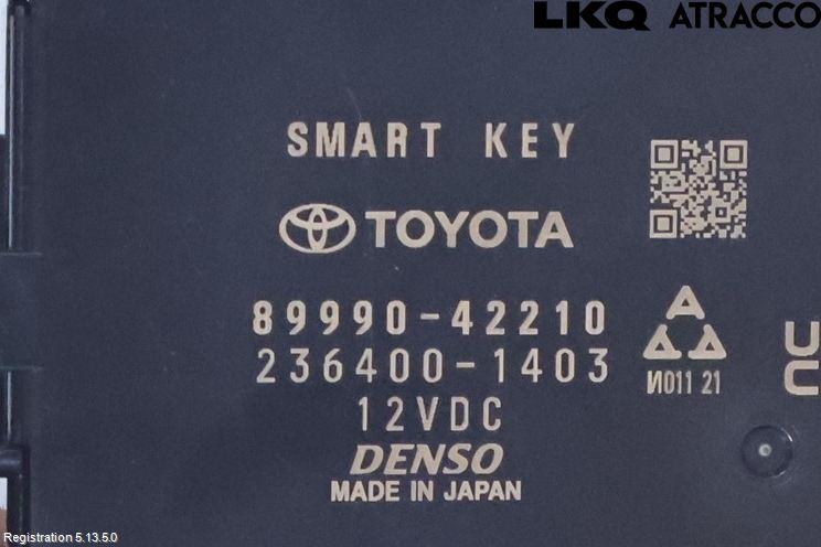 Toyota bZ4X EA10 22- Styrenhet Nyckellöst System