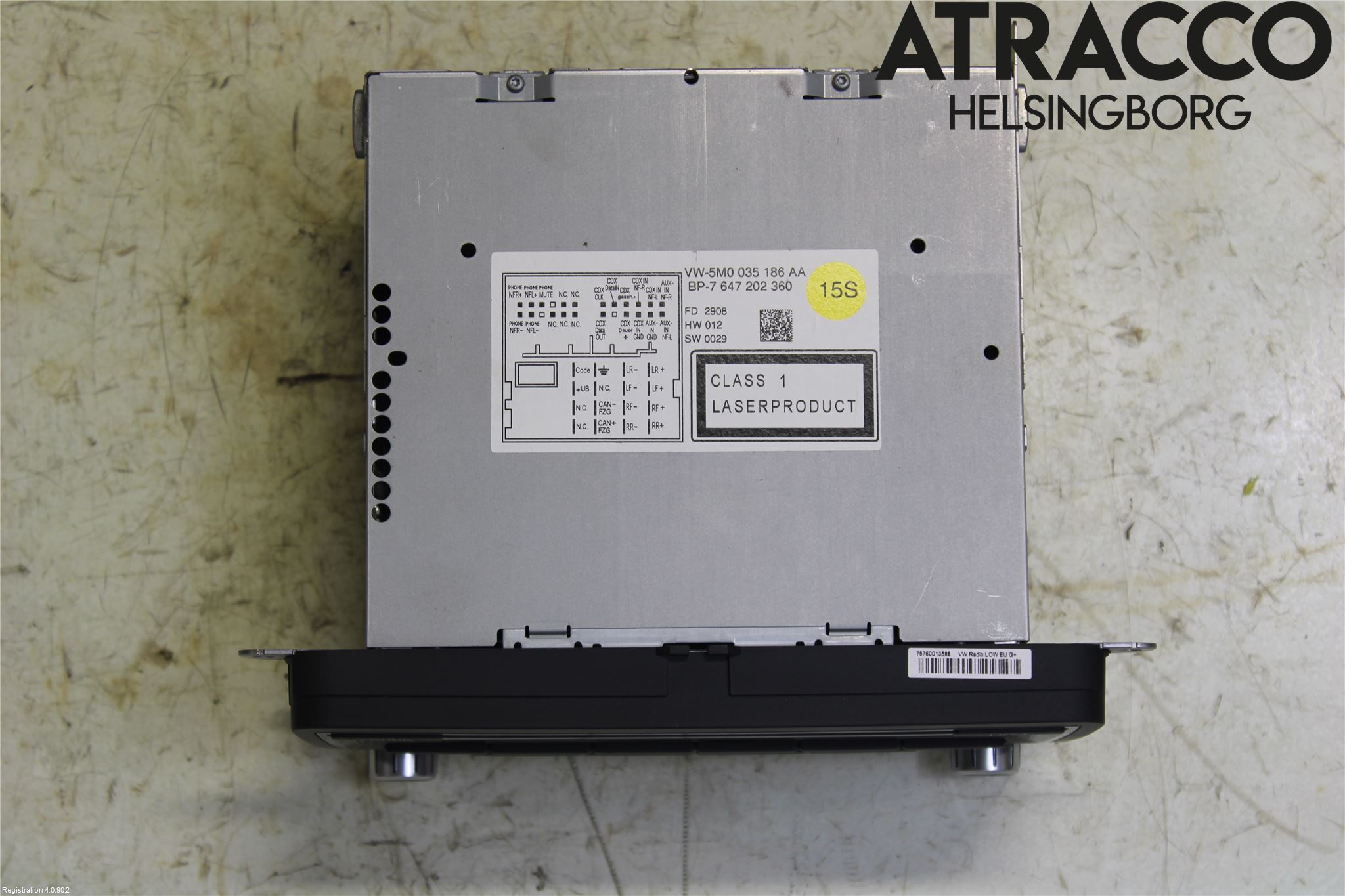 Volkswagen VW TIGUAN 07-16 Cd Radio - Multimediapanel