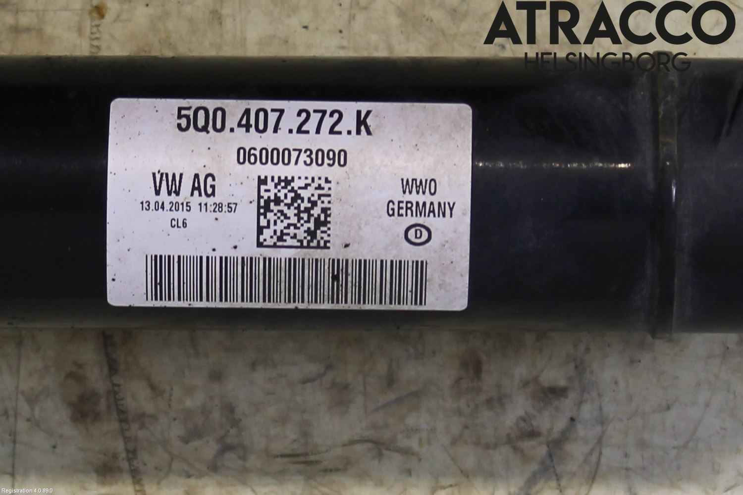 Audi A3/S3 8V 13-20 Drivaxel Fram Höger