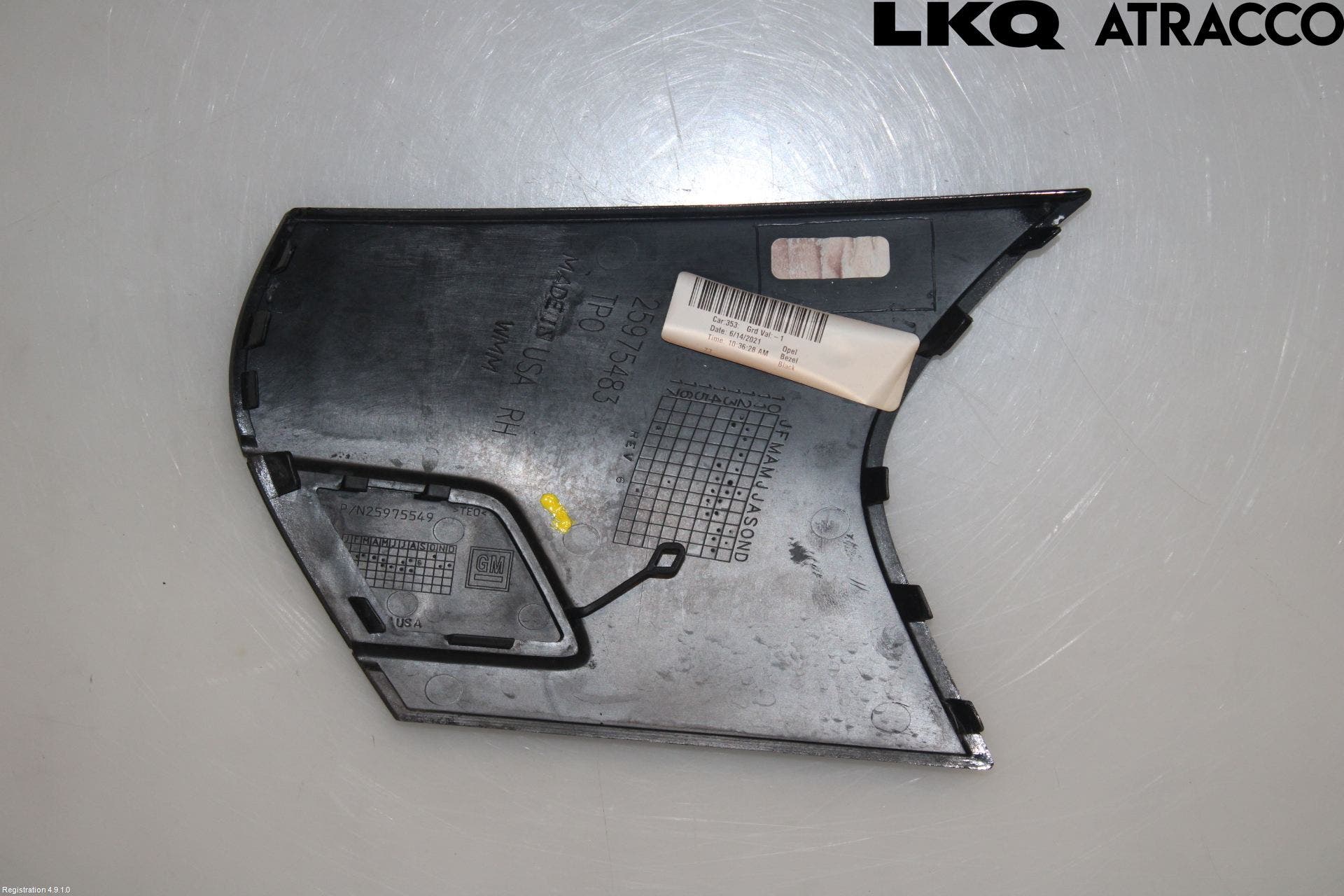 Opel AMPERA 12-16 Stötfångarlist Fram