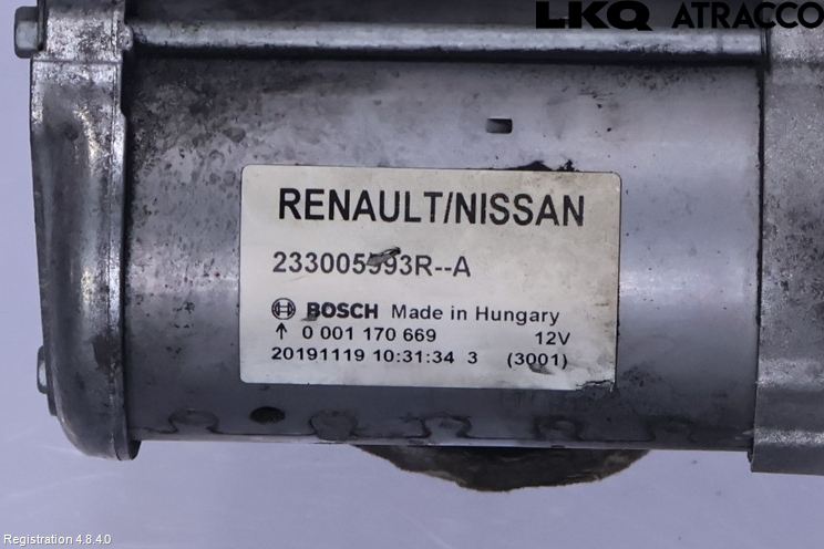 Renault CLIO/E-TECH V 20- Startmotor