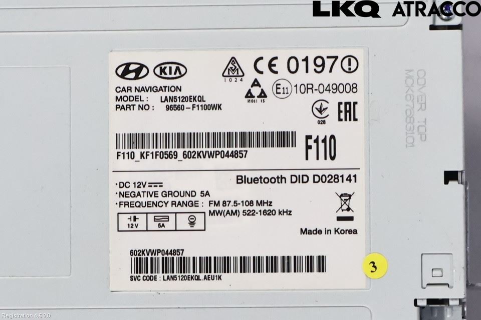 Kia SPORTAGE (QL) 16-21 Gps Navigator