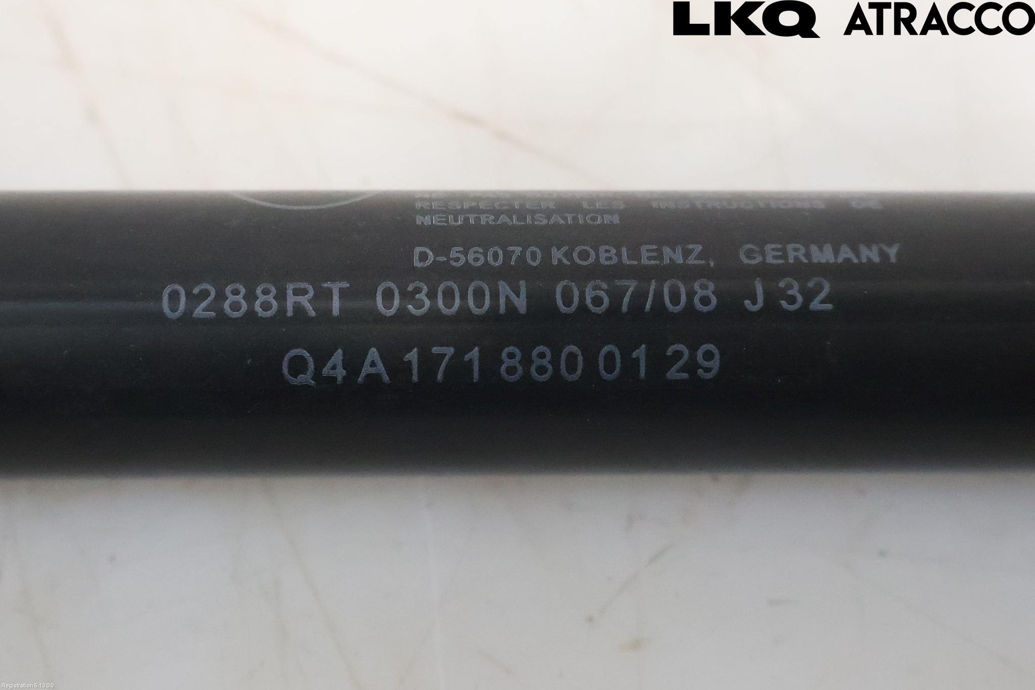 Mercedes-Benz MB SLK 200-350 (R171) 05-11 Gasfjäder Motorhuv