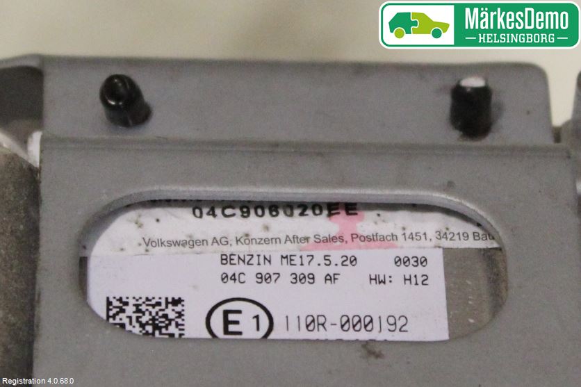 Skoda CITIGO / CITIGO E IV Styrenhet Insprut Bensin