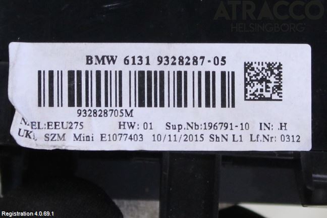 Mini ONE/COOPER 3DR F56 14-24 Startknapp Personbil