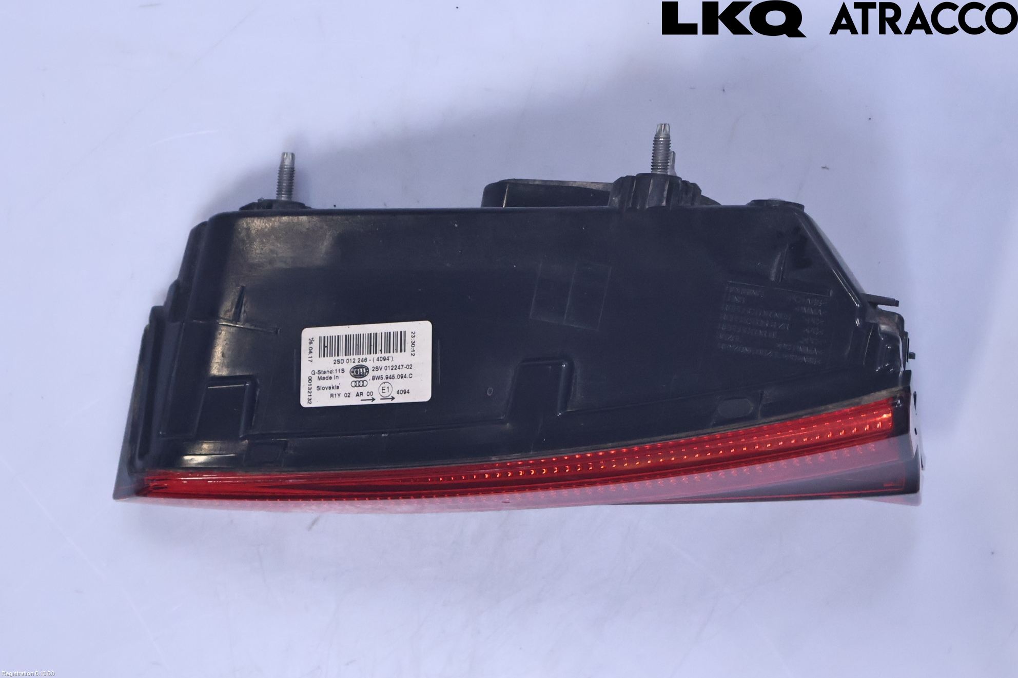 Audi A4/S4 B9 16-19 Bakljus Lucka Hö