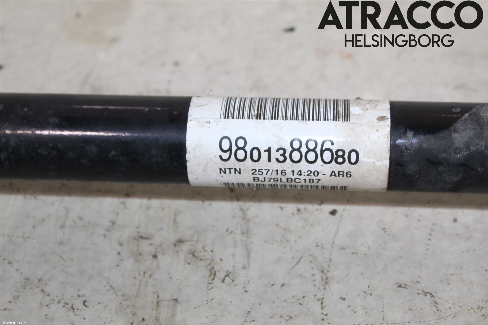 Citroen C3 10-17 Drivaxel Fram Höger