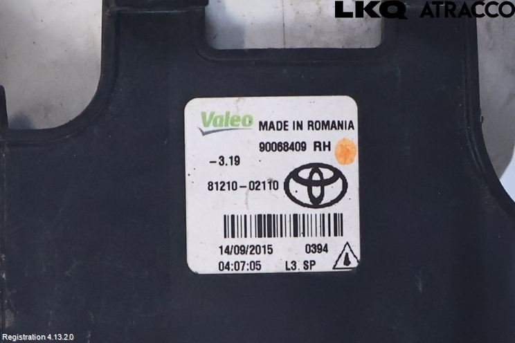 Toyota AYGO 15-21 Dimljus-Varselljus Fram