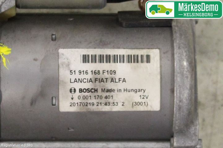 Fiat TIPO/CROSS 16- Startmotor