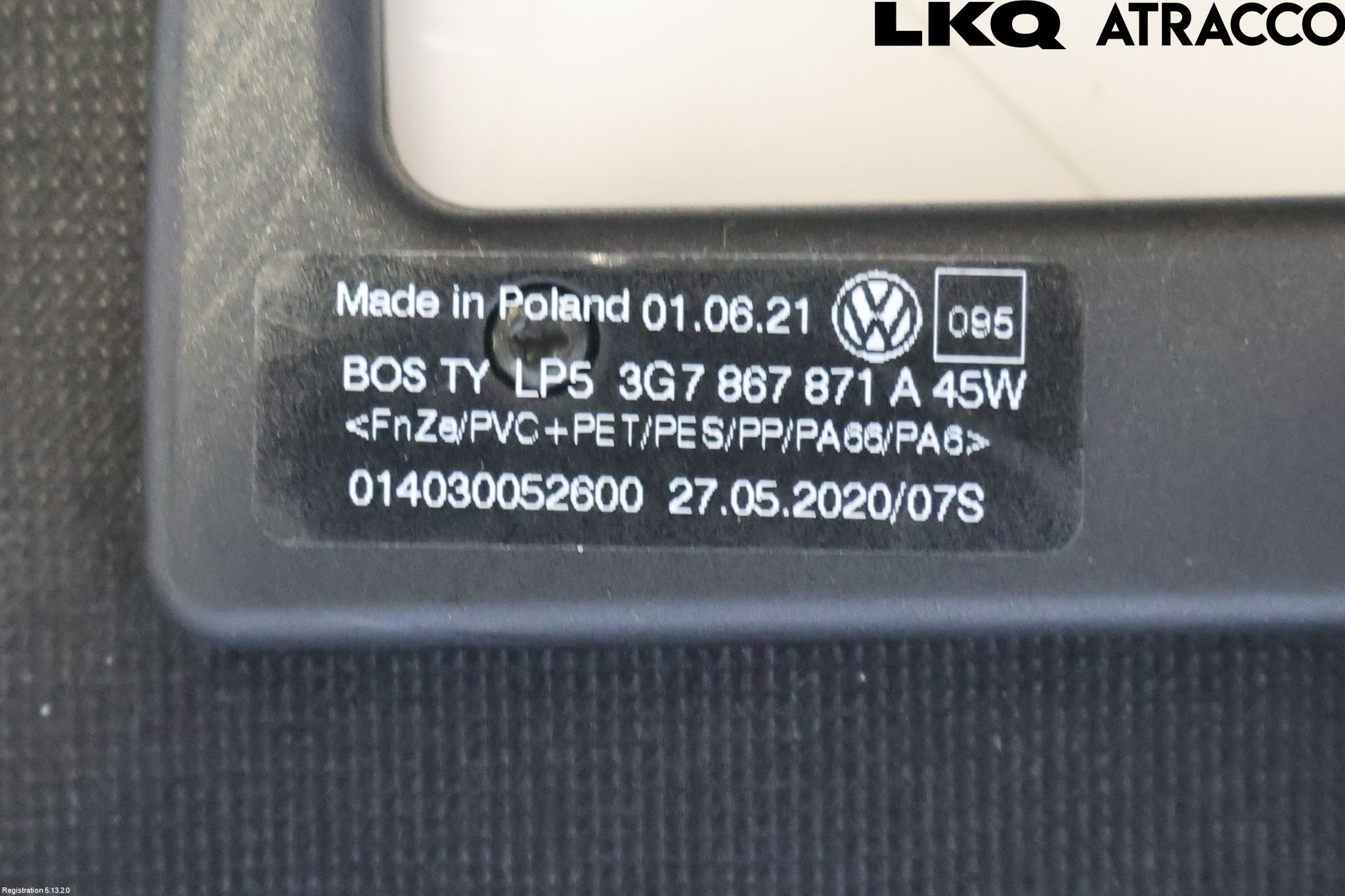 Volkswagen VW ARTEON 17- Insynskydd