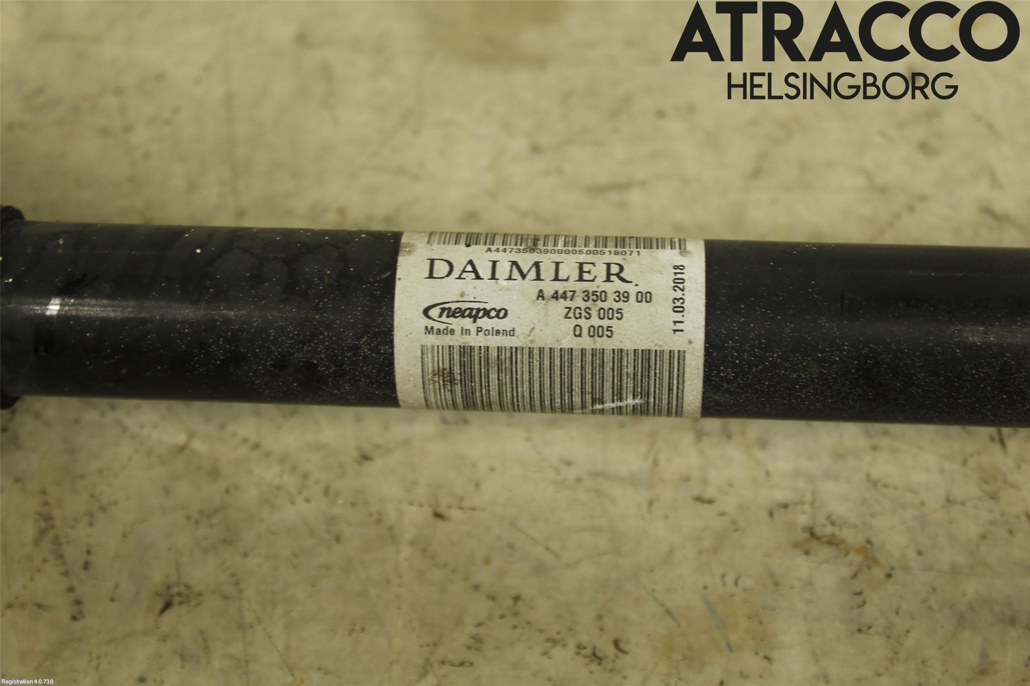 Mercedes-Benz MB VITO/V-KLASS (W640,W447,W448) 14- Drivaxel Bak Vänster