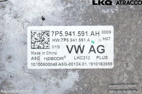 Volkswagen VW GOLF / E-GOLF VII 13-20 Styrenhet Strålkastare