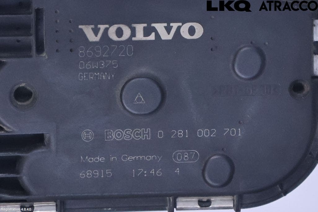 Volvo S80 07-13 Injspjällhus