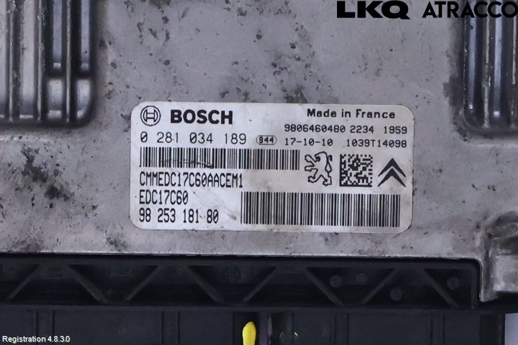 Citroen JUMPY/E-JUMPY 16- Styrenhet Inspump Diesel