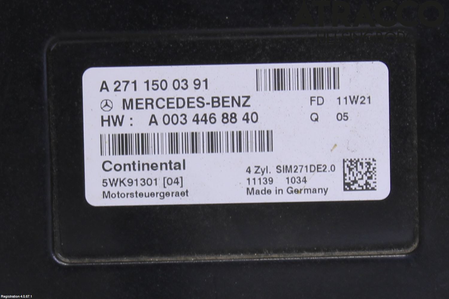 Mercedes-Benz MB E-KLASS (W212) 09-16 Styrenhet Insprut Bensin