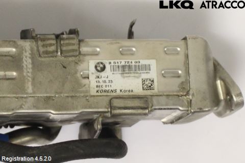 BMW 5 F10/F11/F18 09-17 Avgaskylare