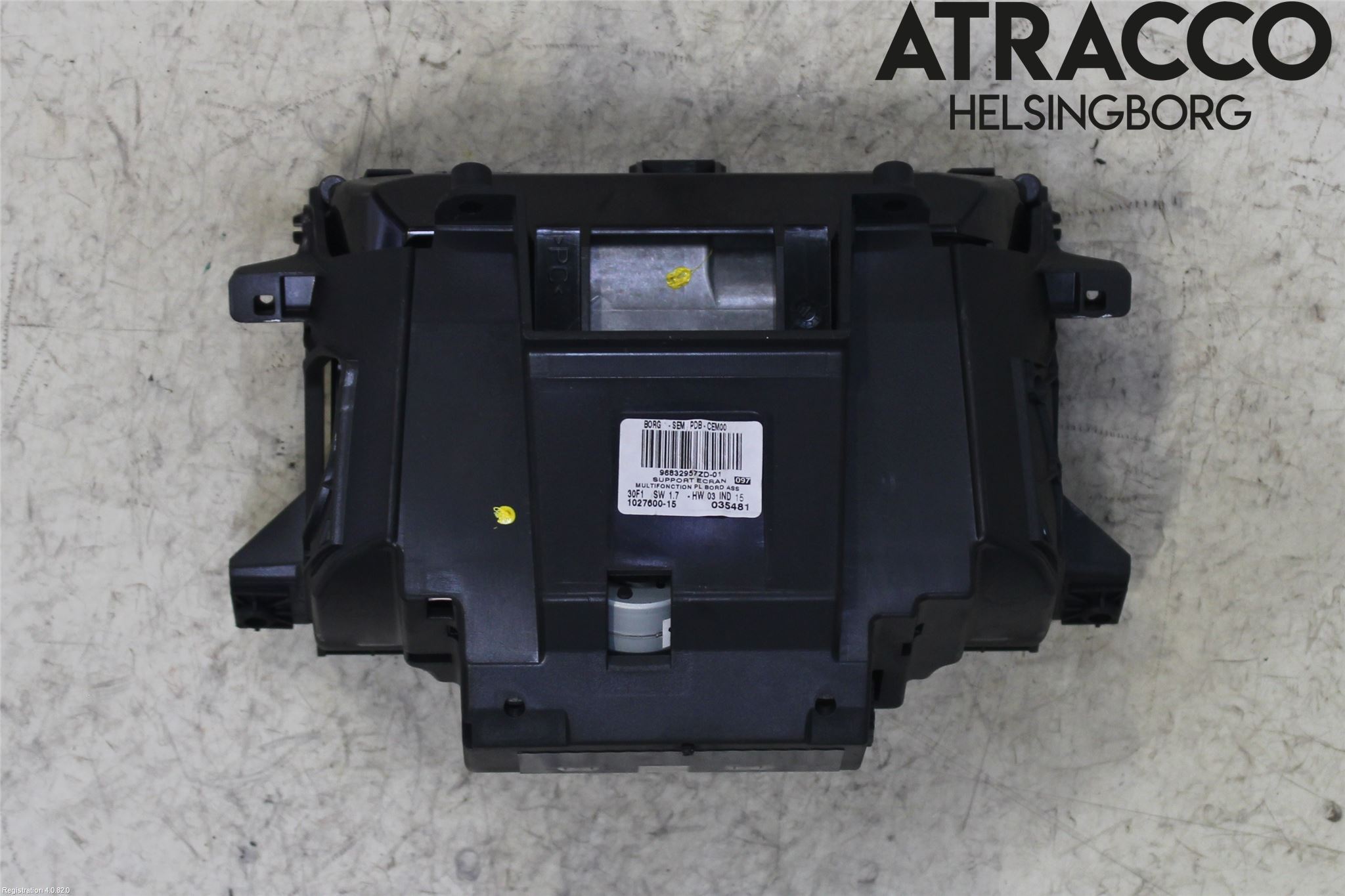 Citroen C6 Multifunktionsdisplay