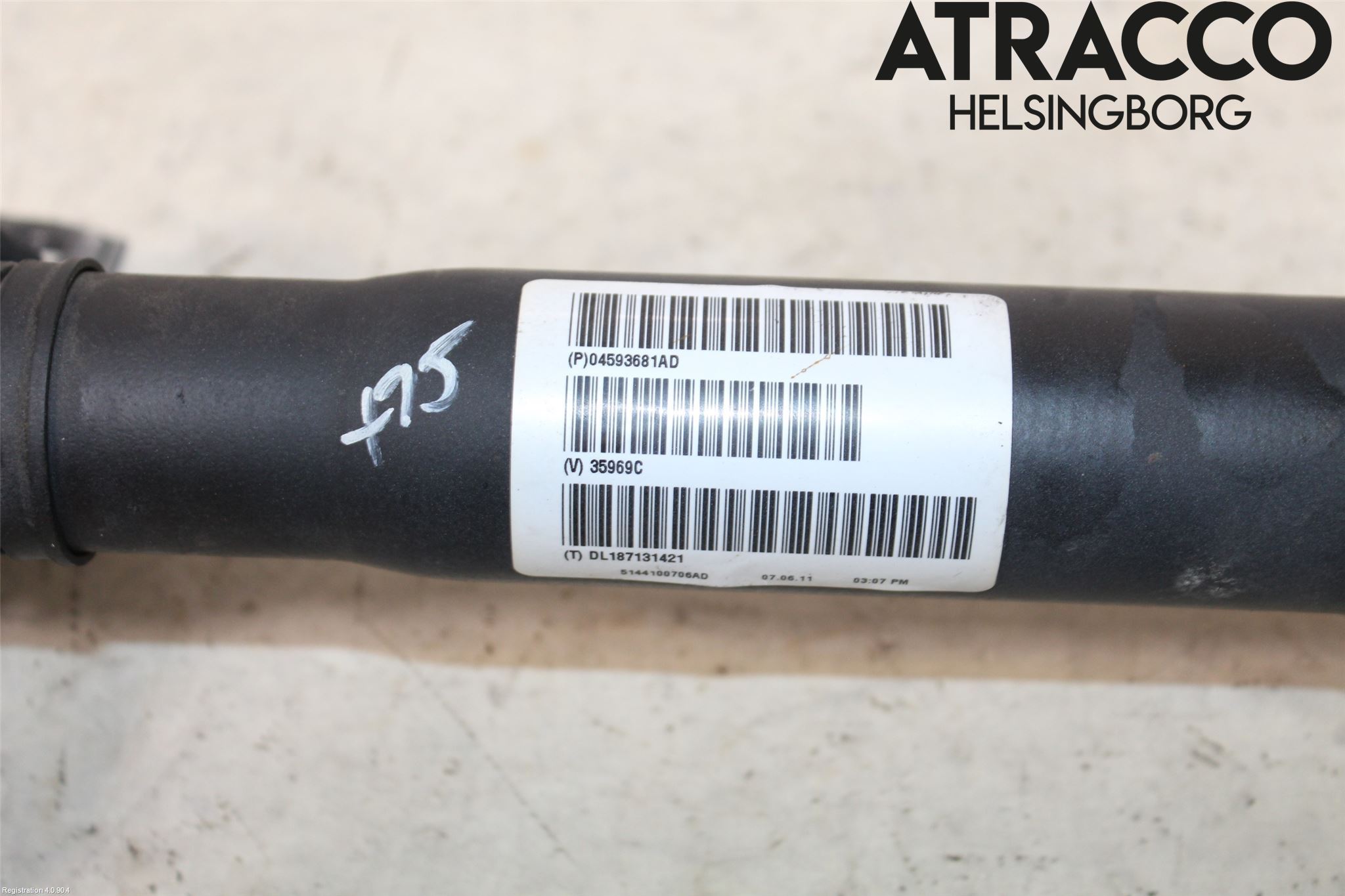 Dodge CHARGER 66- Mellanaxel Komp