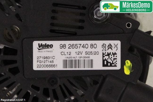 Citroen COTROEN C3 17-24 Generator