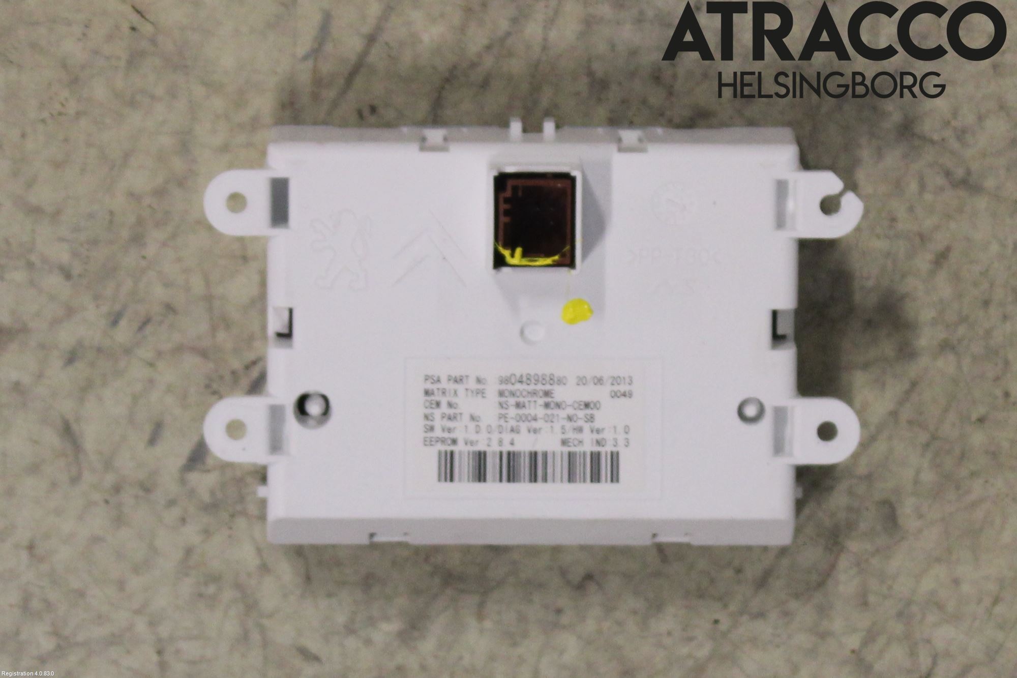 Peugeot 3008 09-16 Kontrolldisplay