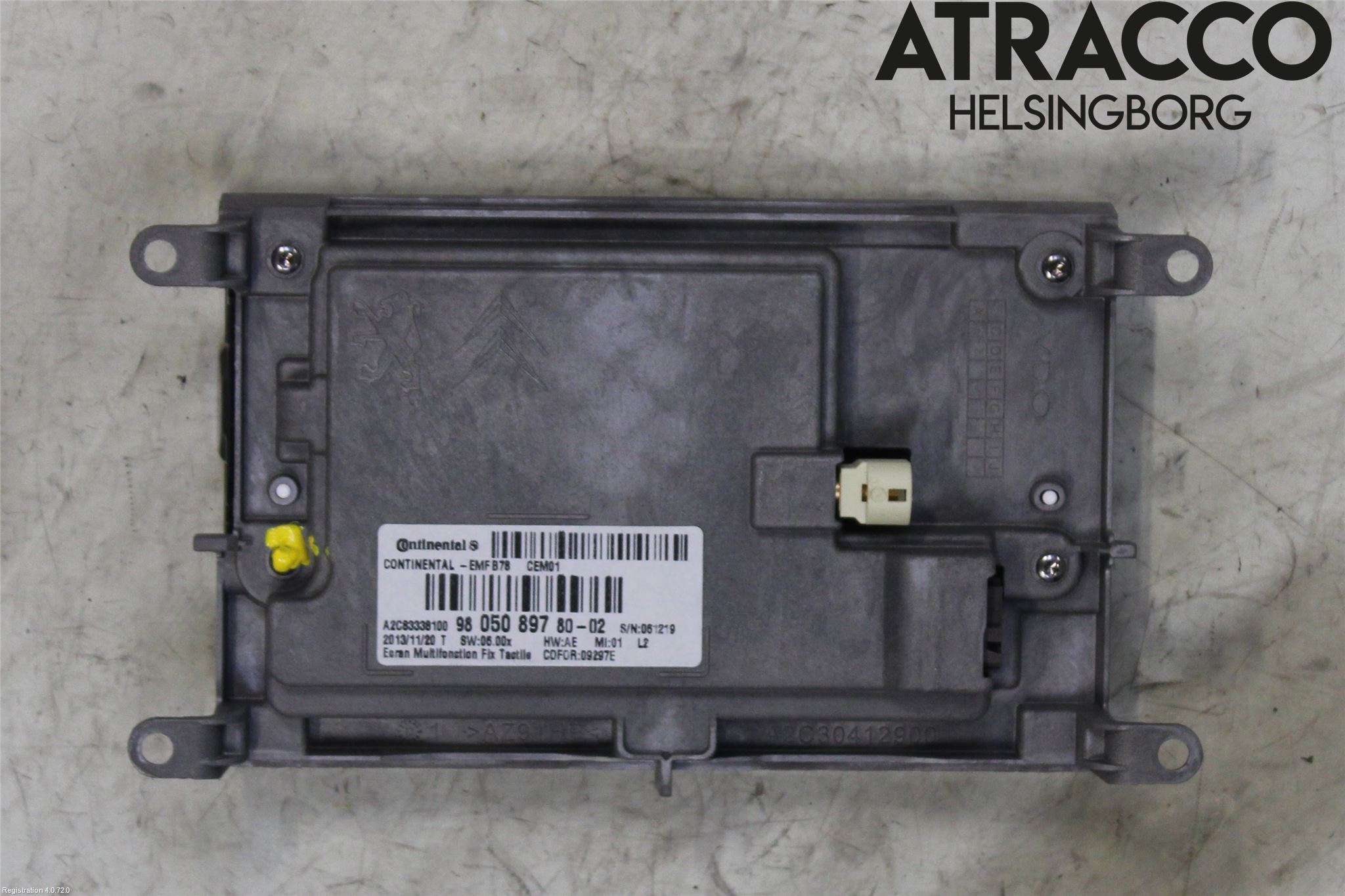 Citroen C4 GRAND PICASSO 14-18 Multifunktionsdisplay