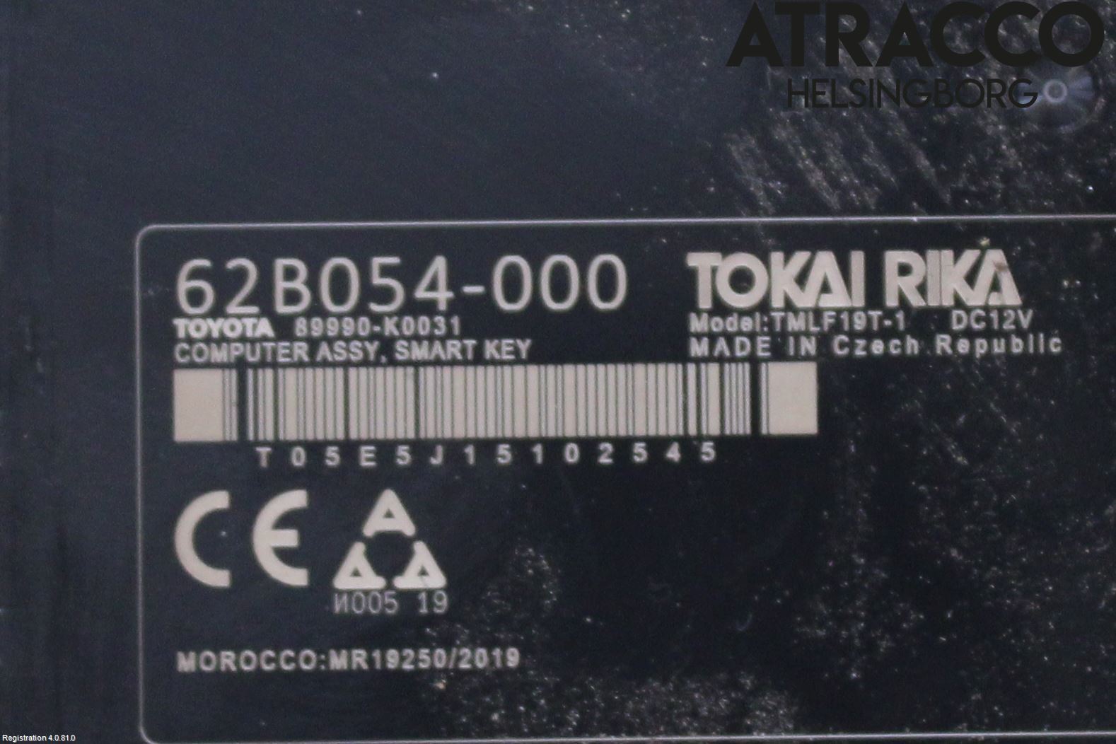 Toyota YARIS XP21 20- Styrenhet Nyckellöst System