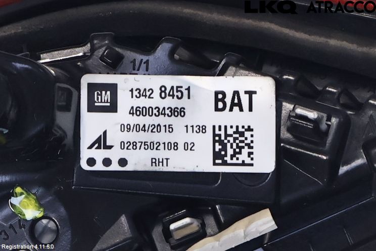 Opel CORSA E 15-19 Bakljus Lucka Vä