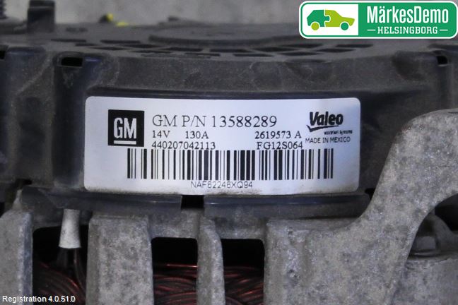 Opel MOKKA 13-20 Generator