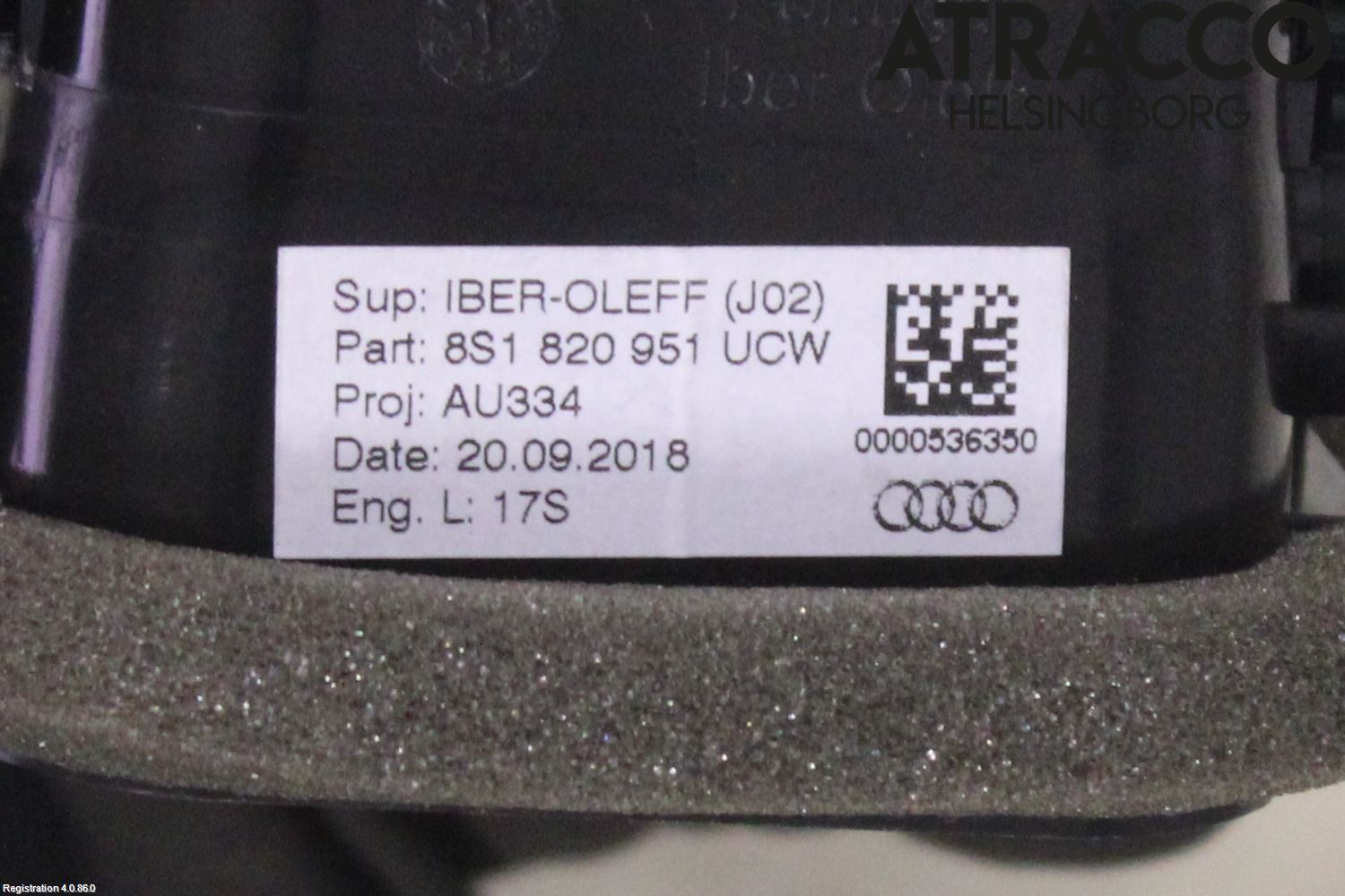 Audi TT/TTS/TT RS 15- Defrosterkanal-Munstycke