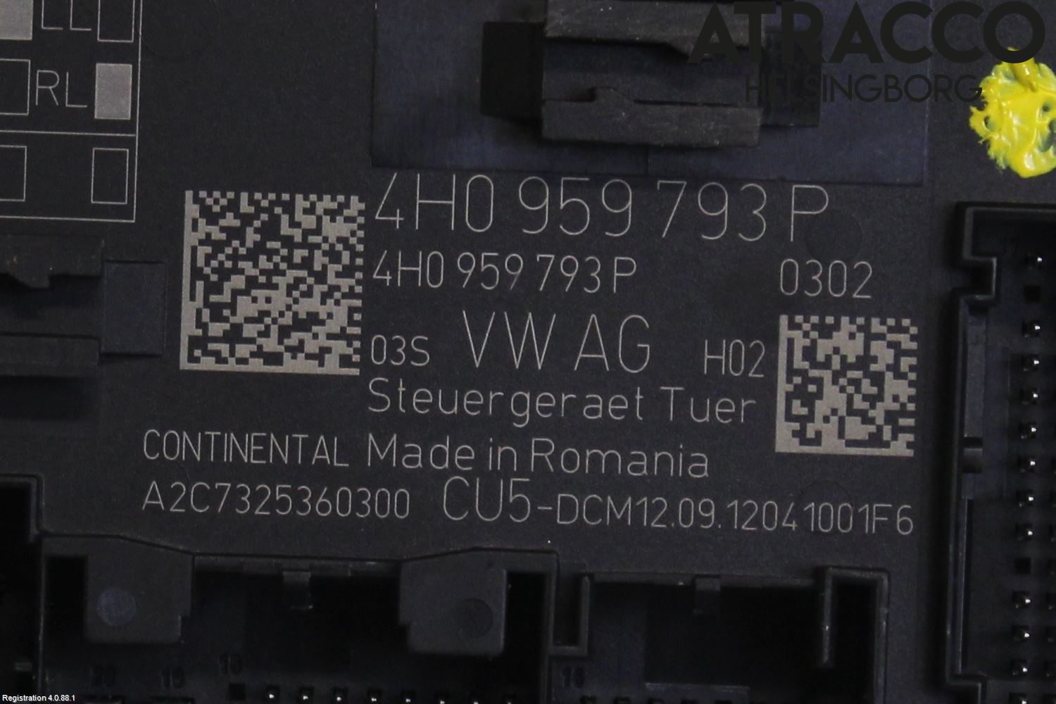 Porsche 911 64- Styrenhet Dörr