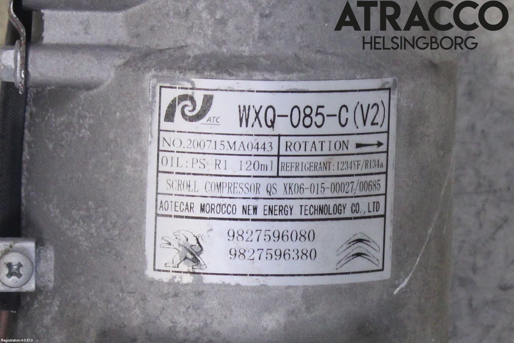 Peugeot 208/E-208 20- Ac Kompressor