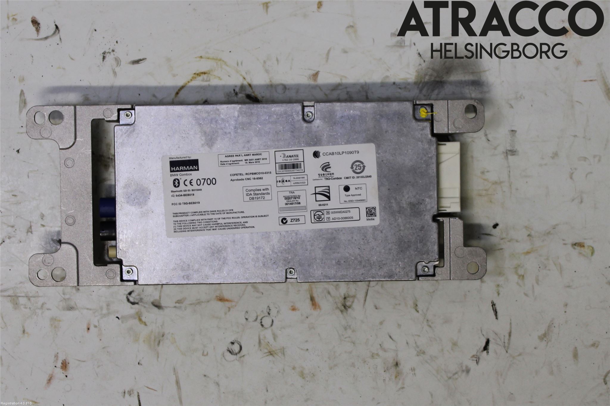 BMW 5 F10/F11/F18 09-17 Radio Övrigt