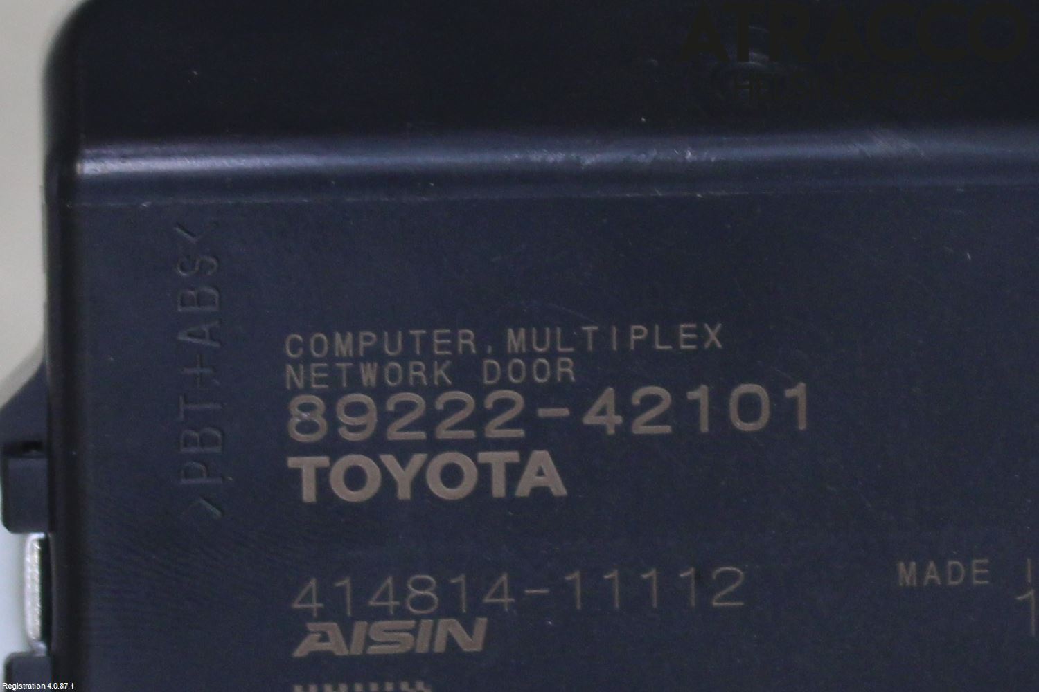 Toyota RAV4 19- Styrenhet Baklucka