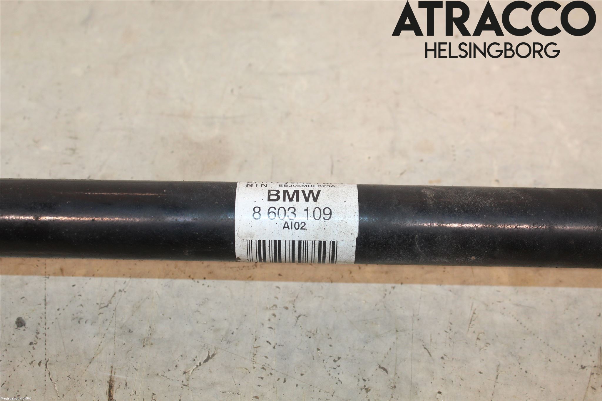 BMW 3 F30/F31/F80 12-19 Drivaxel Bak Vänster