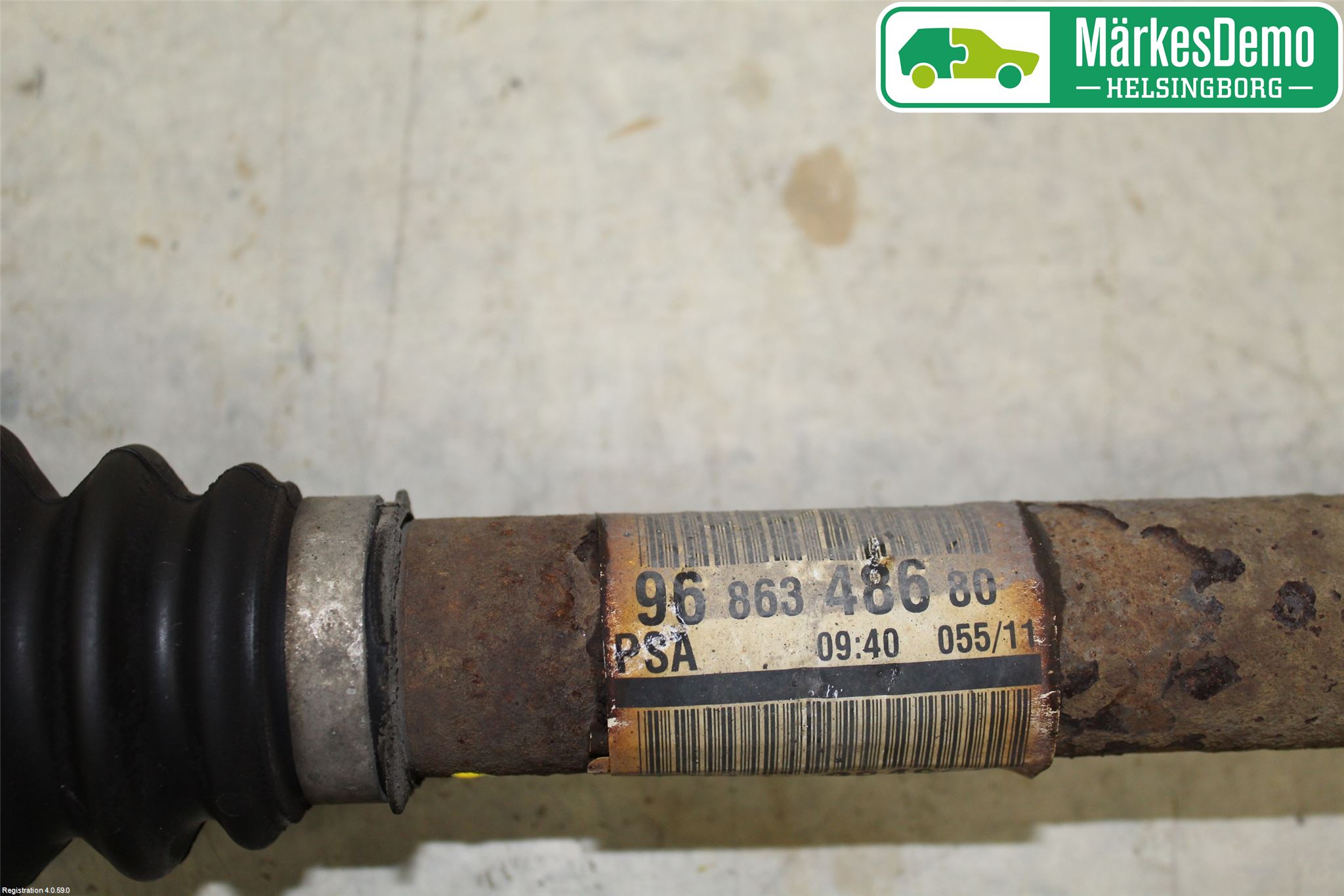 Peugeot 508 11-18 Drivaxel Fram Höger