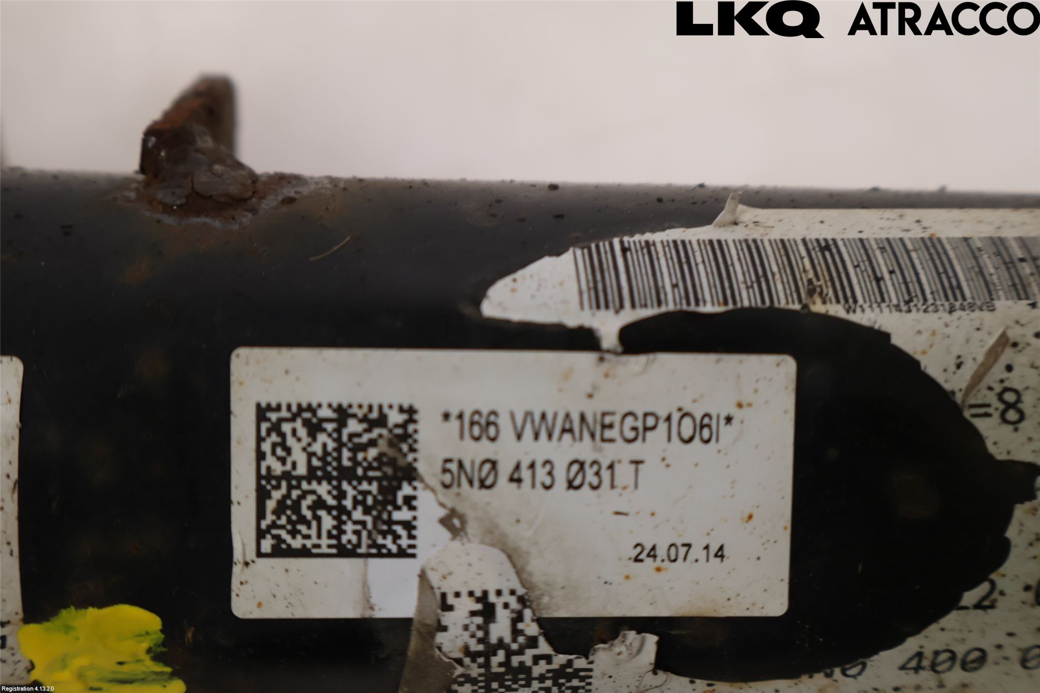 Volkswagen VW TIGUAN 07-16 Fjäderben Fram Höger