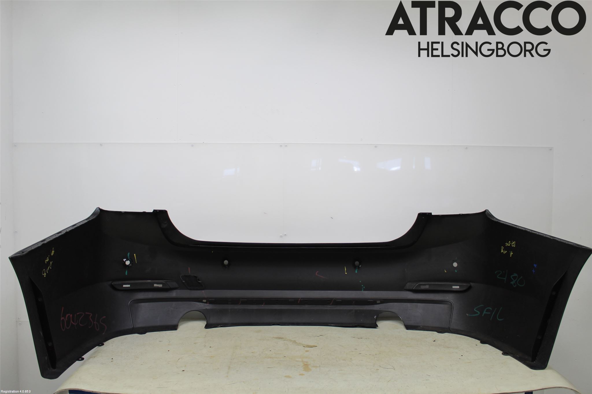 BMW 3 F30/F31/F80 12-19 Stötfångarbeklädnad Bak