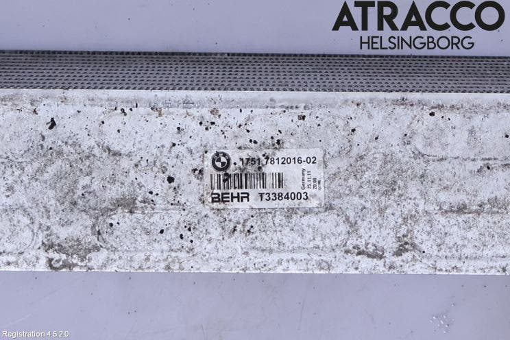 BMW 5 F10/F11/F18 09-17 Laddluft-Intercooler Kyl