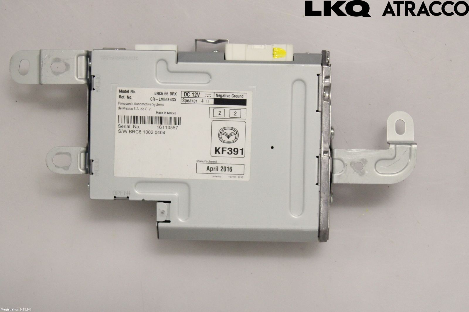 Mazda 3 III 14-19 Radio-Stereo Förstärkare