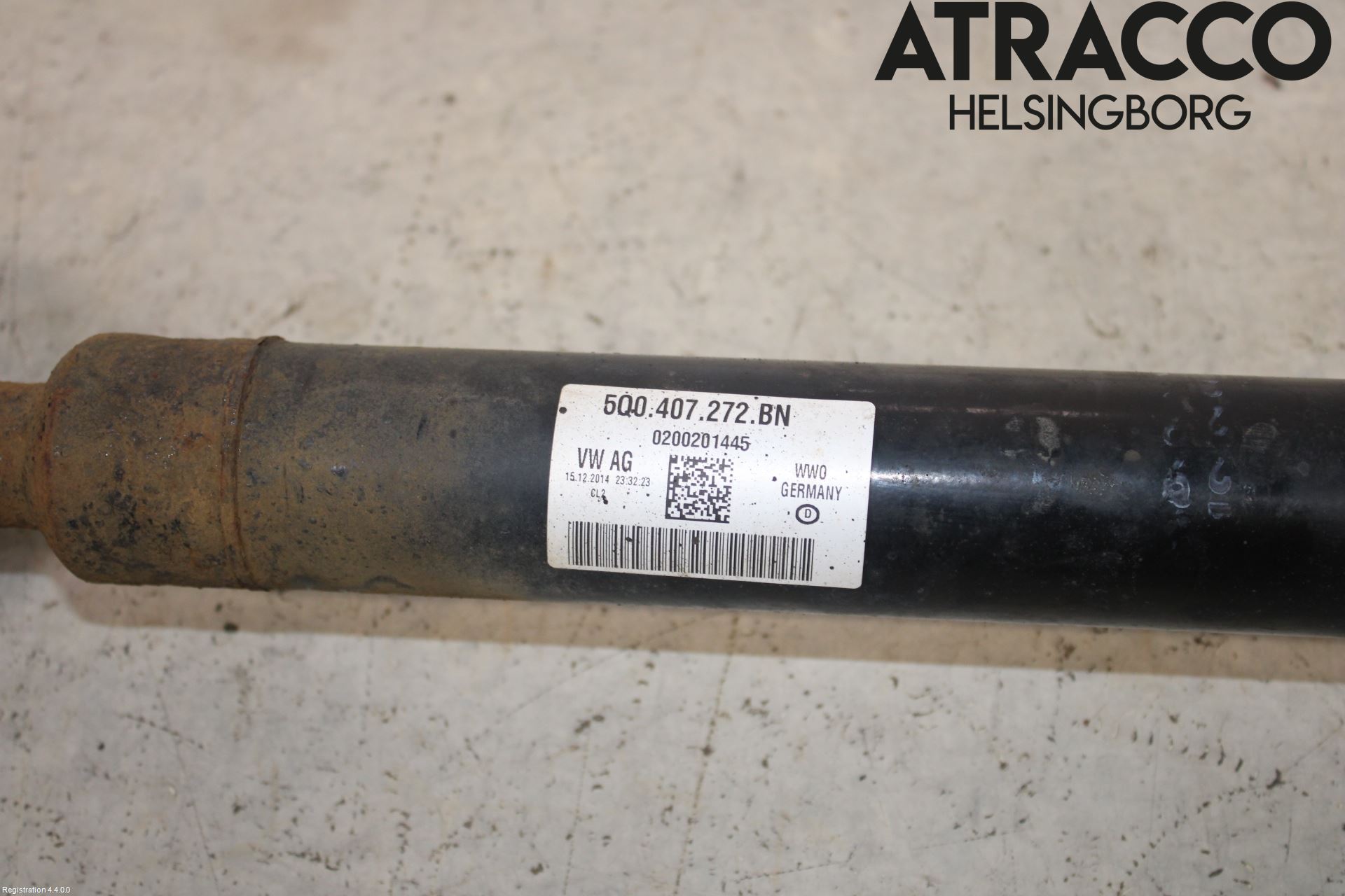 Volkswagen VW GOLF / E-GOLF VII 13-20 Drivaxel Fram Höger