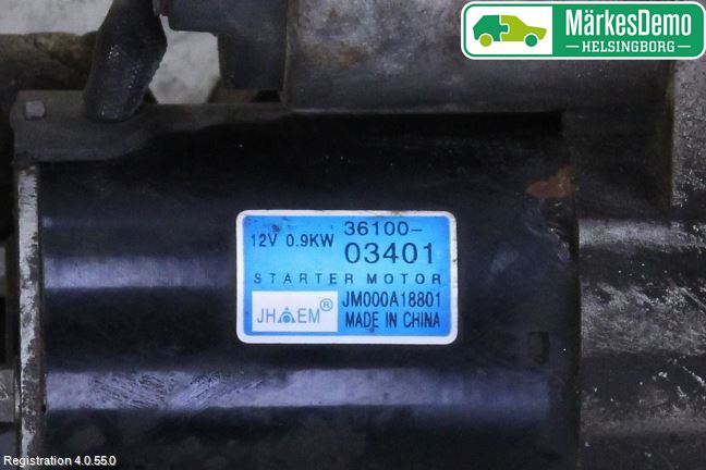 Kia PICANTO 12-17 Startmotor