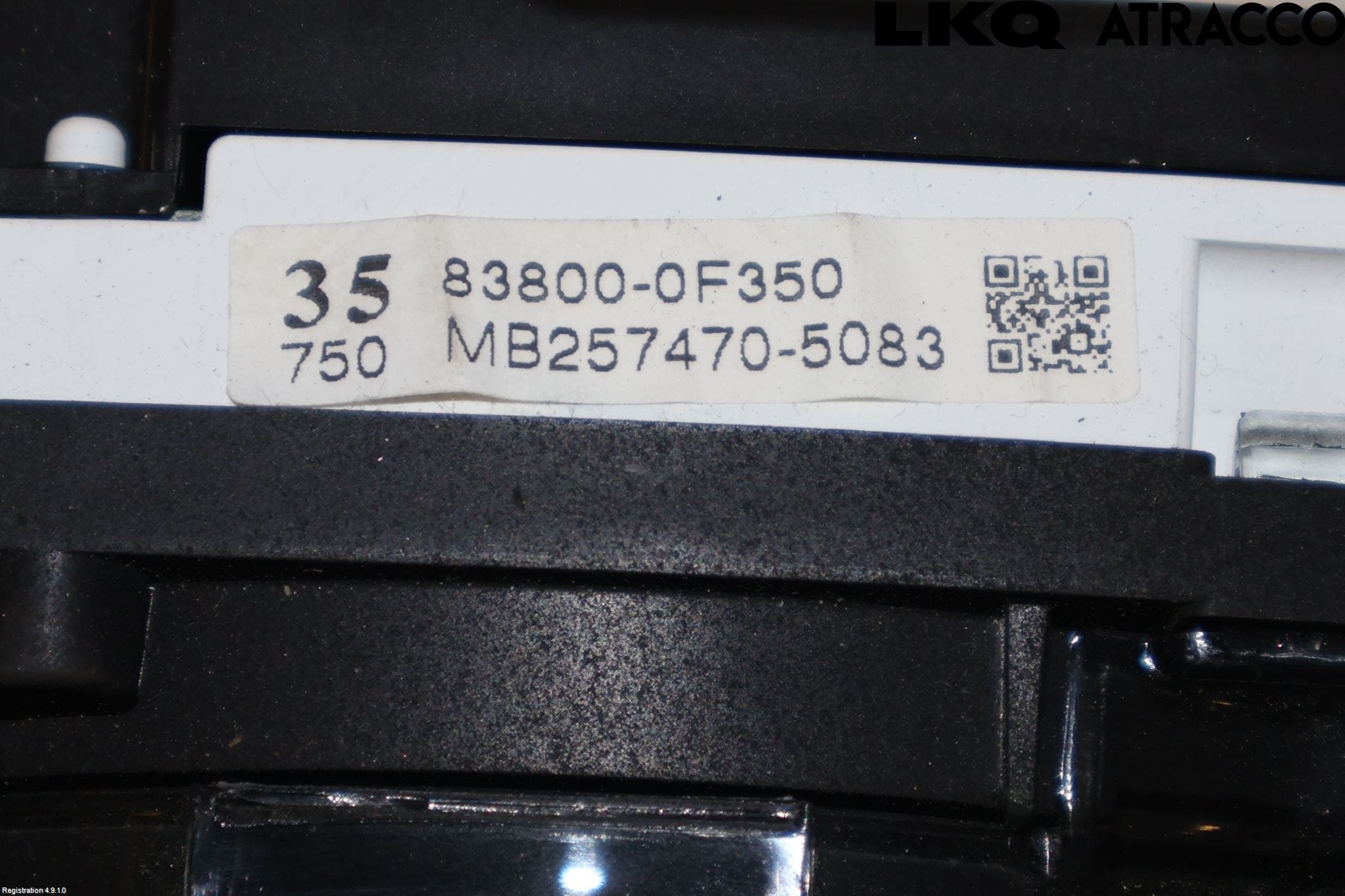 Toyota VERSO 09-18 Instrument Komb