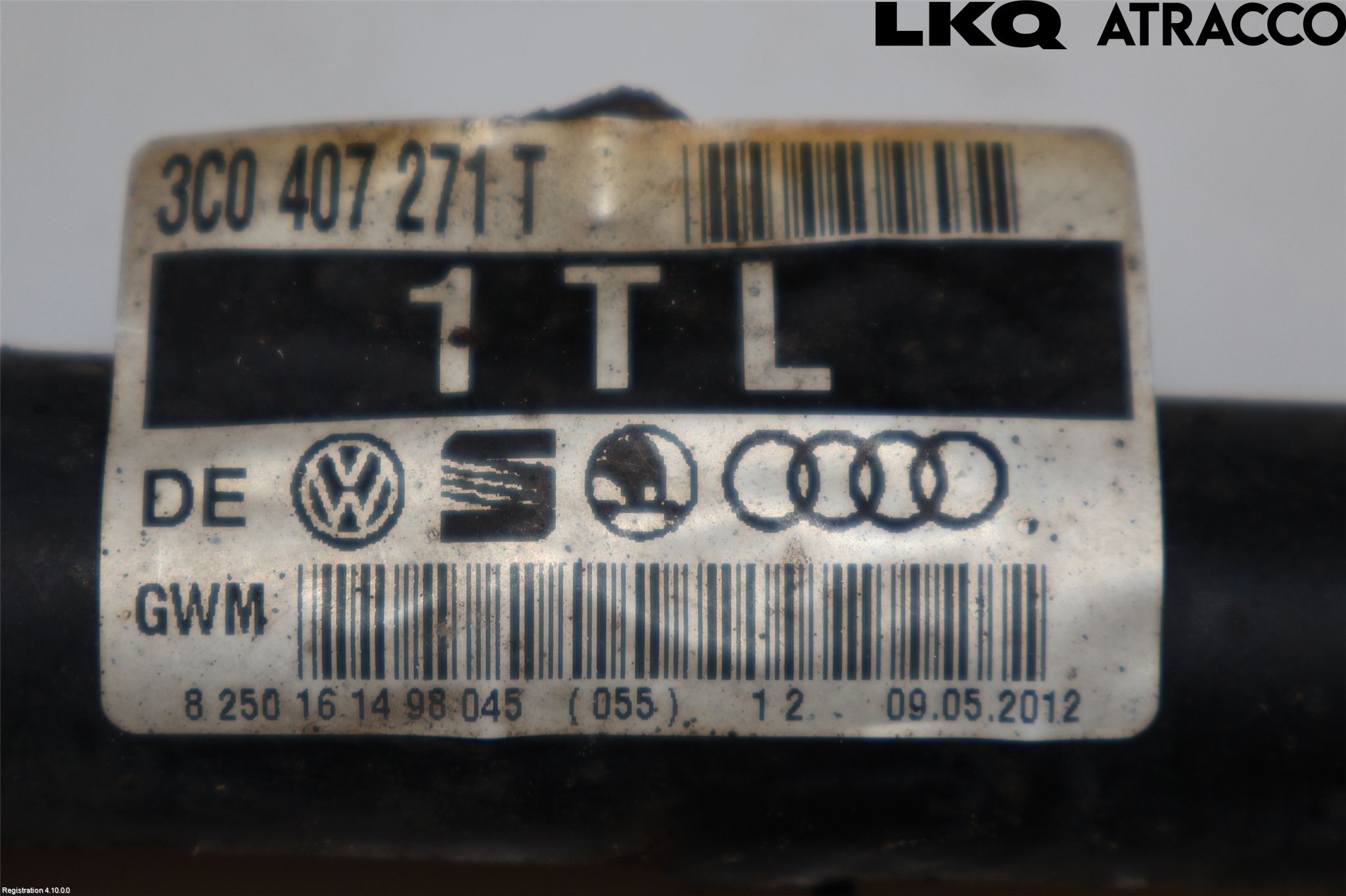 Volkswagen VW PASSAT CC 08-16 Drivaxel Fram Vänster