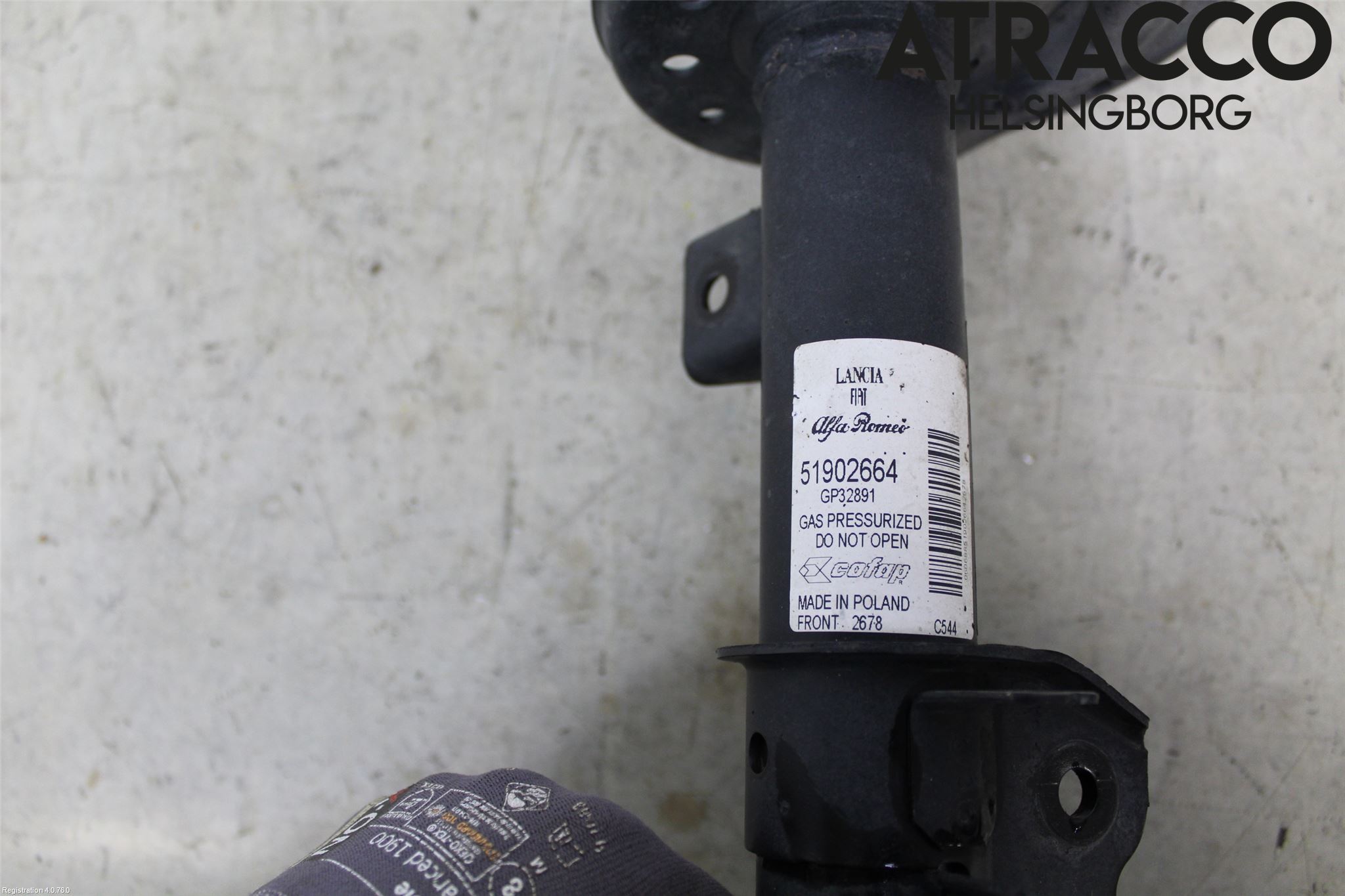 Fiat 500 07- Fjäderben Fram Vänster