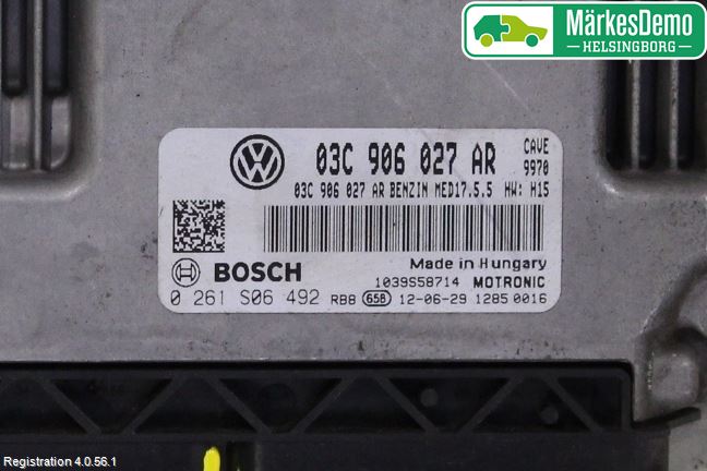 Volkswagen VW POLO 10-17 Styrenhet Insprut Bensin
